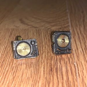 Vinyl Player Cufflinks In Black, Sale Price/OBO, PAUL SMITH